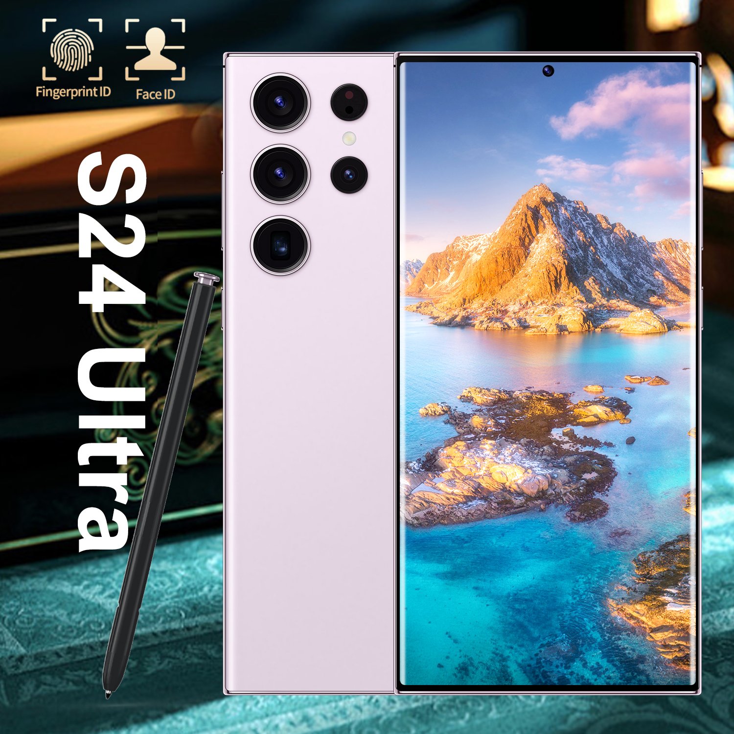 S24 Ultra Big Screen 7.3 Inch 16GB 1TB Original Face Unlocked Smart Mobile Cell Phone Android 13.0 Unlock Mobile Phone